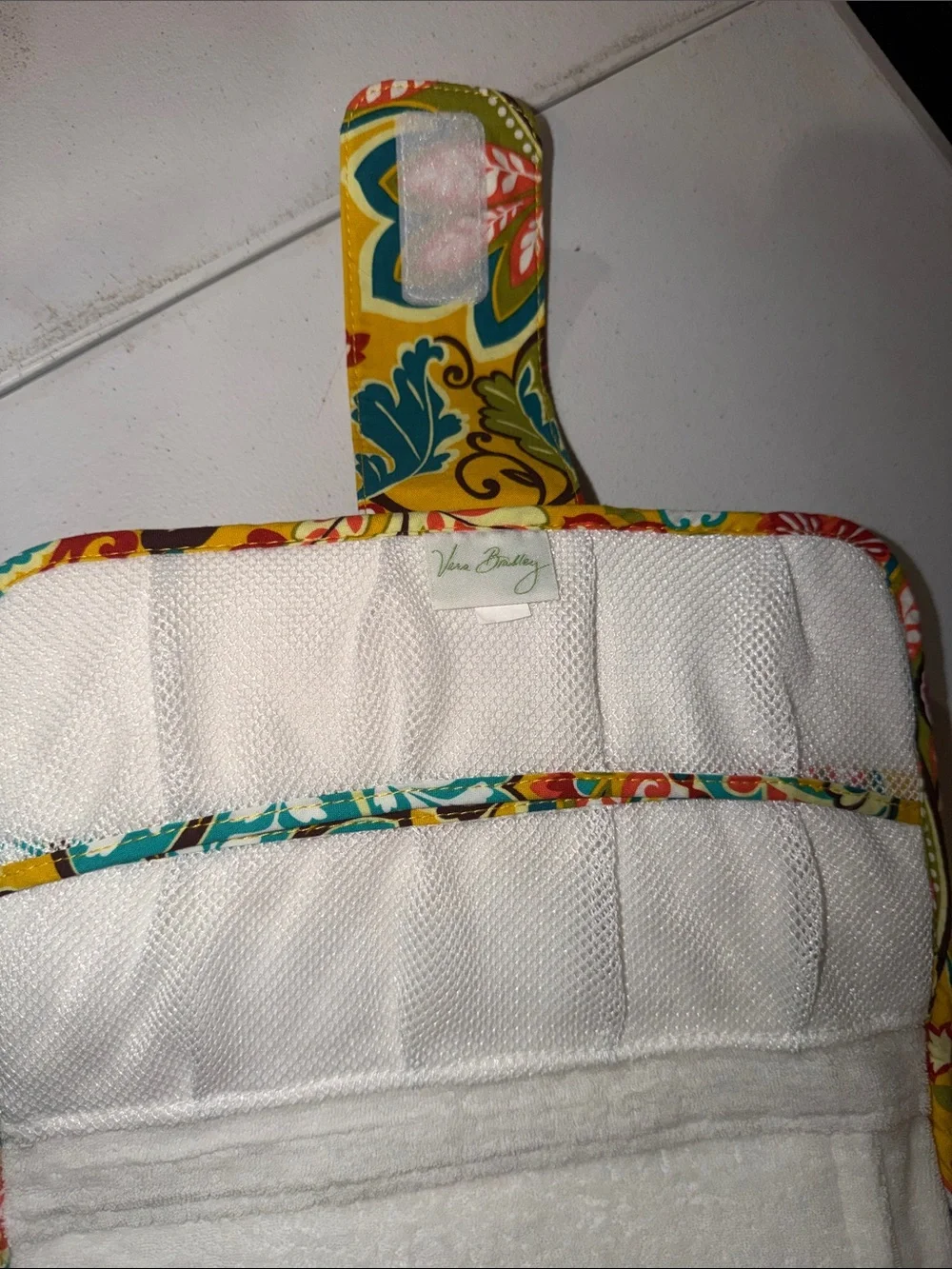 Vera Bradley Yellow Quilted Floral & Paisley Throw